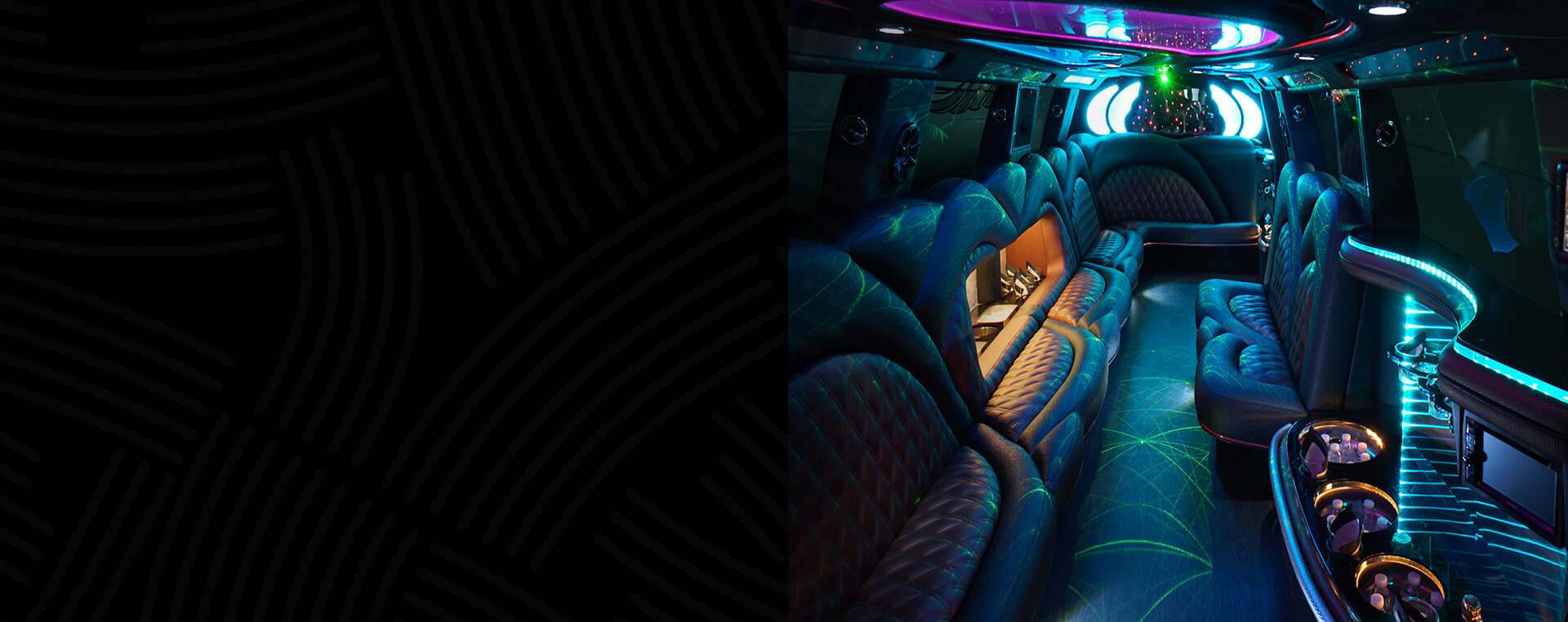stretch limo interior