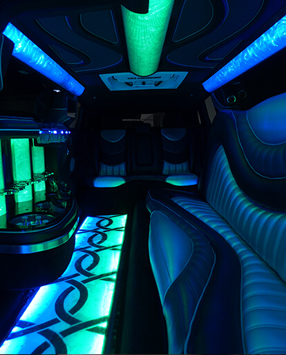 Modern limo interior