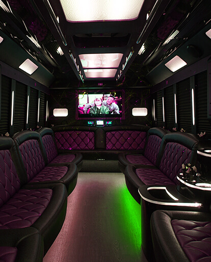 luxury party bus rental